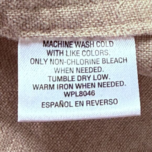 Charter Club Luxury 100% Linen Jacket Button Front‎ in Beige, Size 3X - Picture 11 of 11